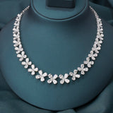 Brielle Floral Cluster Necklace