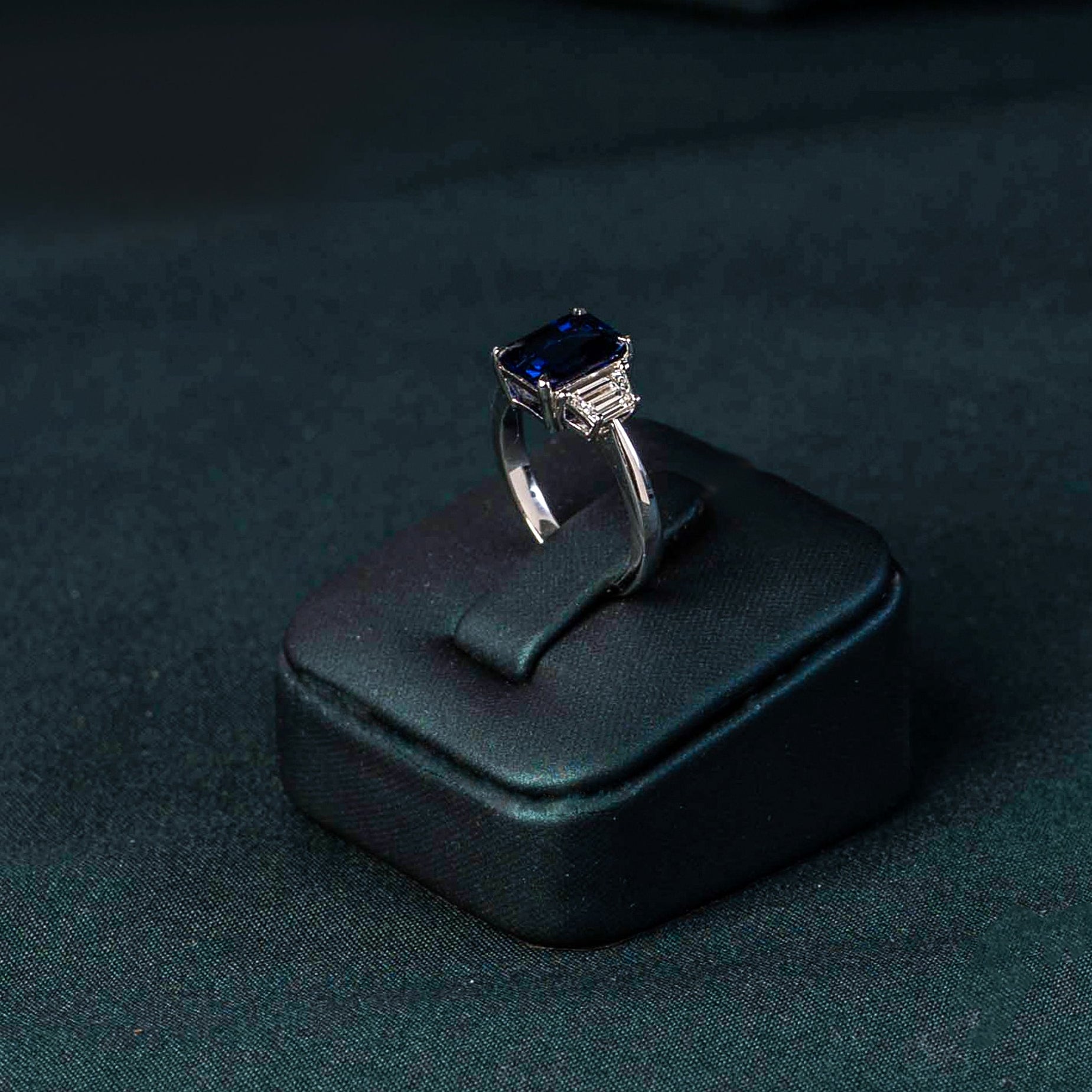 Octavia Sapphire Trilogy Ring