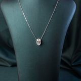 Classic Oval Solitaire Pendant
