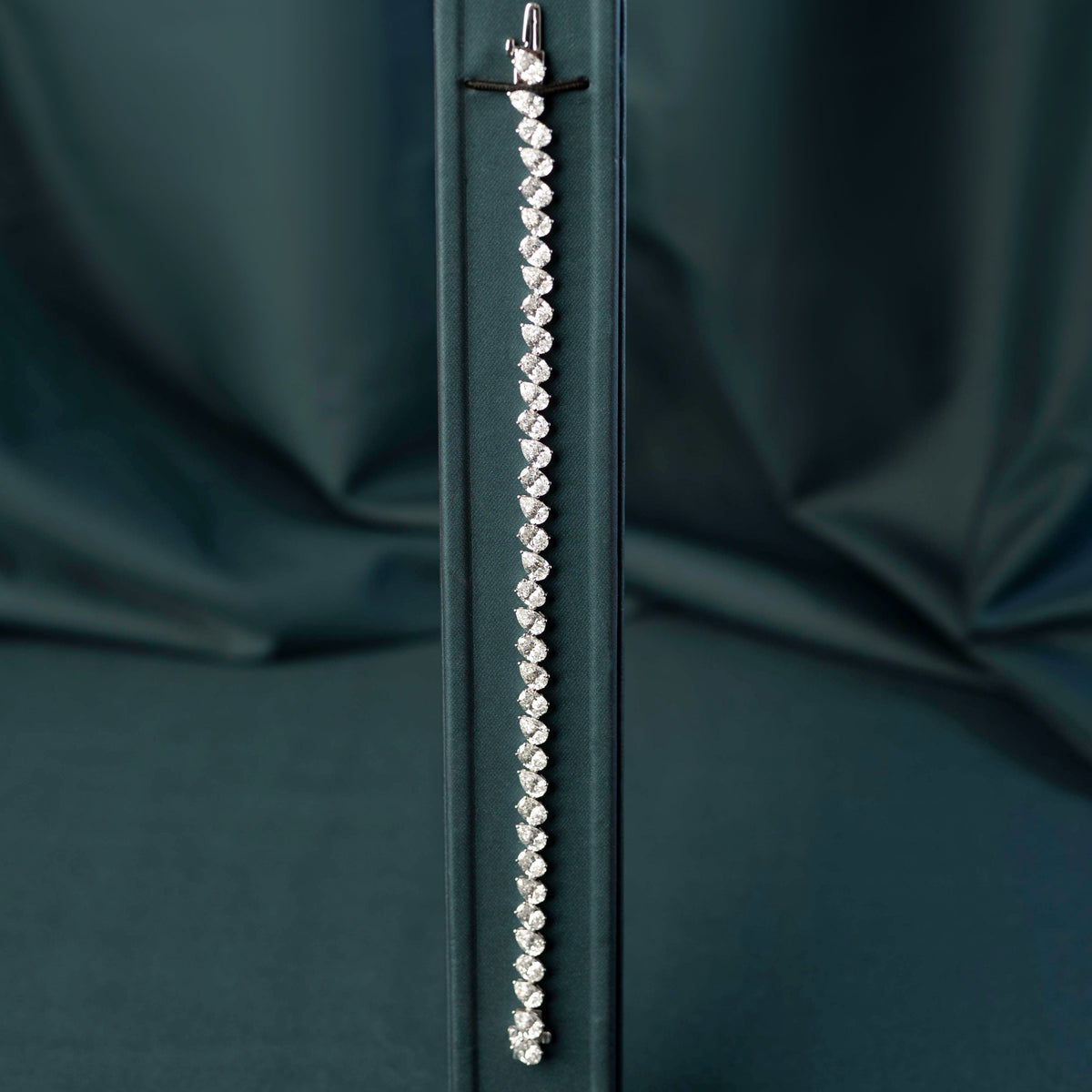 Pear Oval Angular Tennis Bracelet