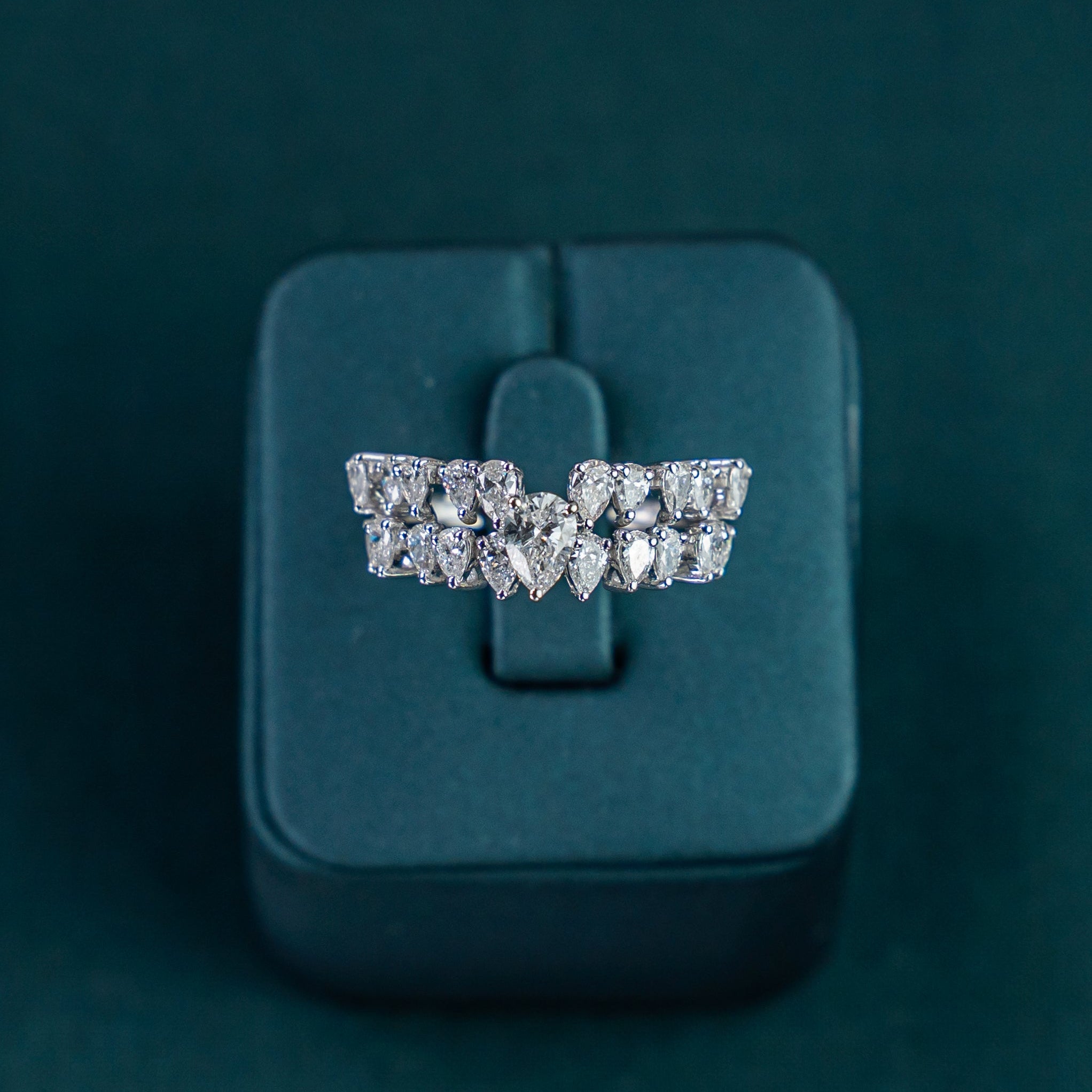 Bastienne Pear Wrap Ring