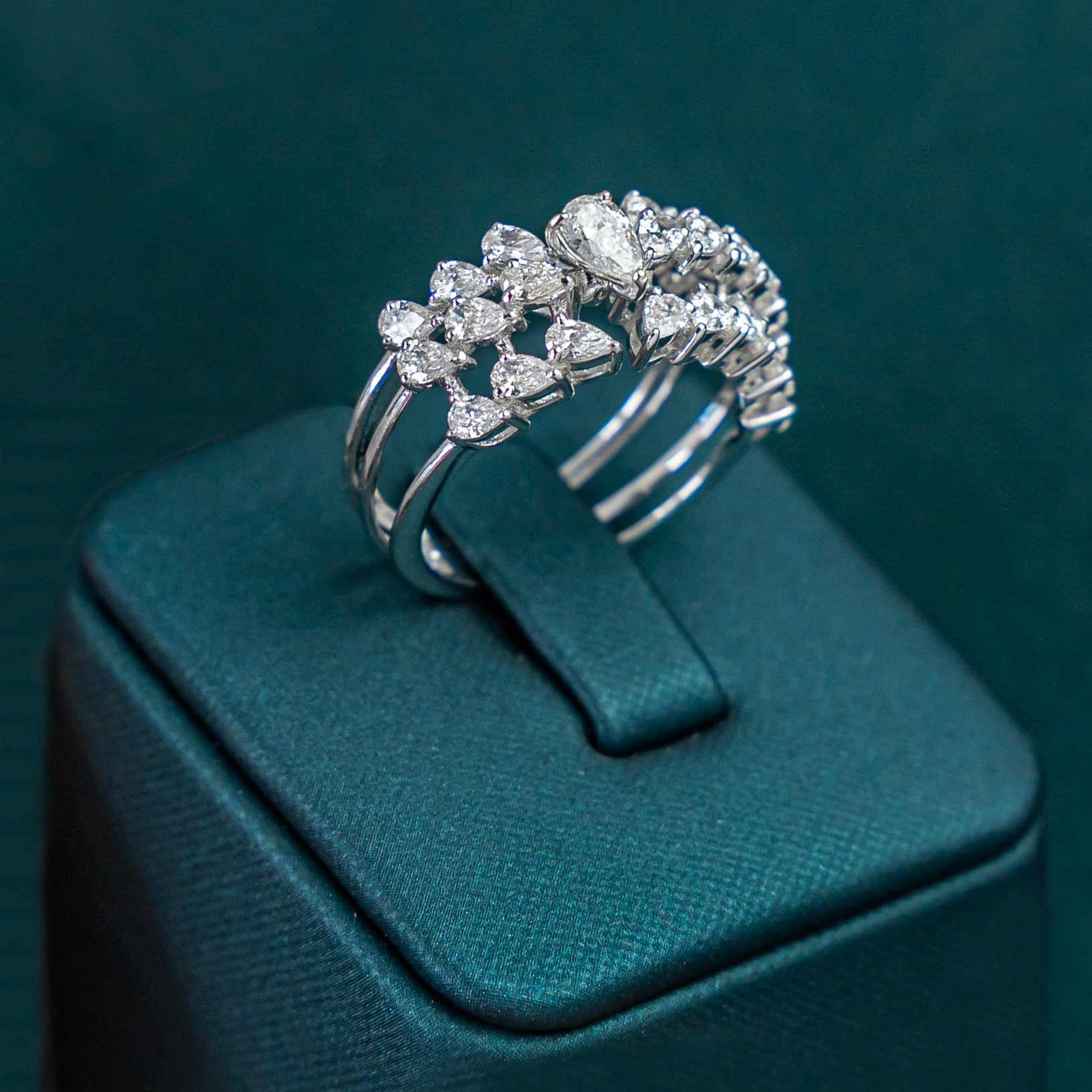 Clemence Cluster Wrap Ring