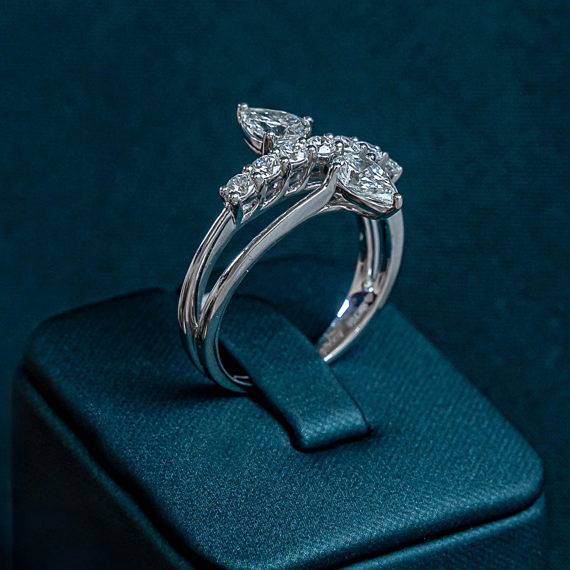 The Eclipse Pear Ring