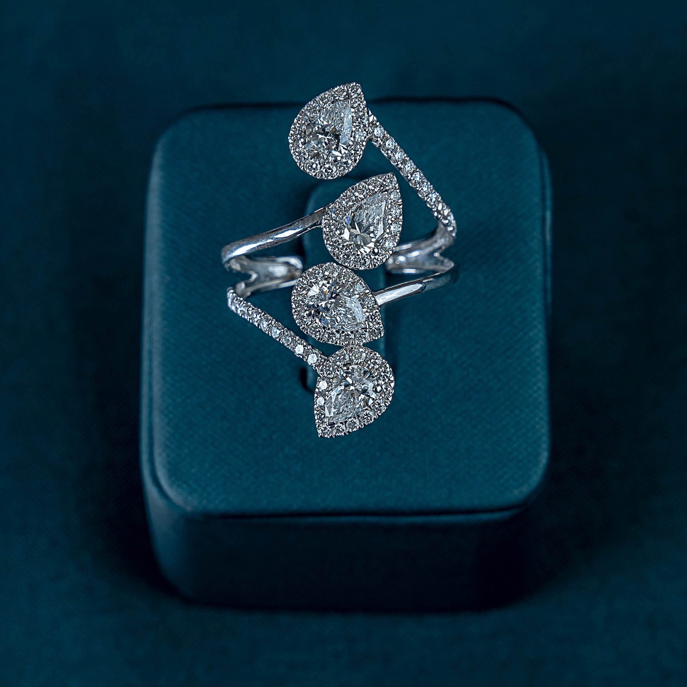 Eloise Swirl Bypass Ring