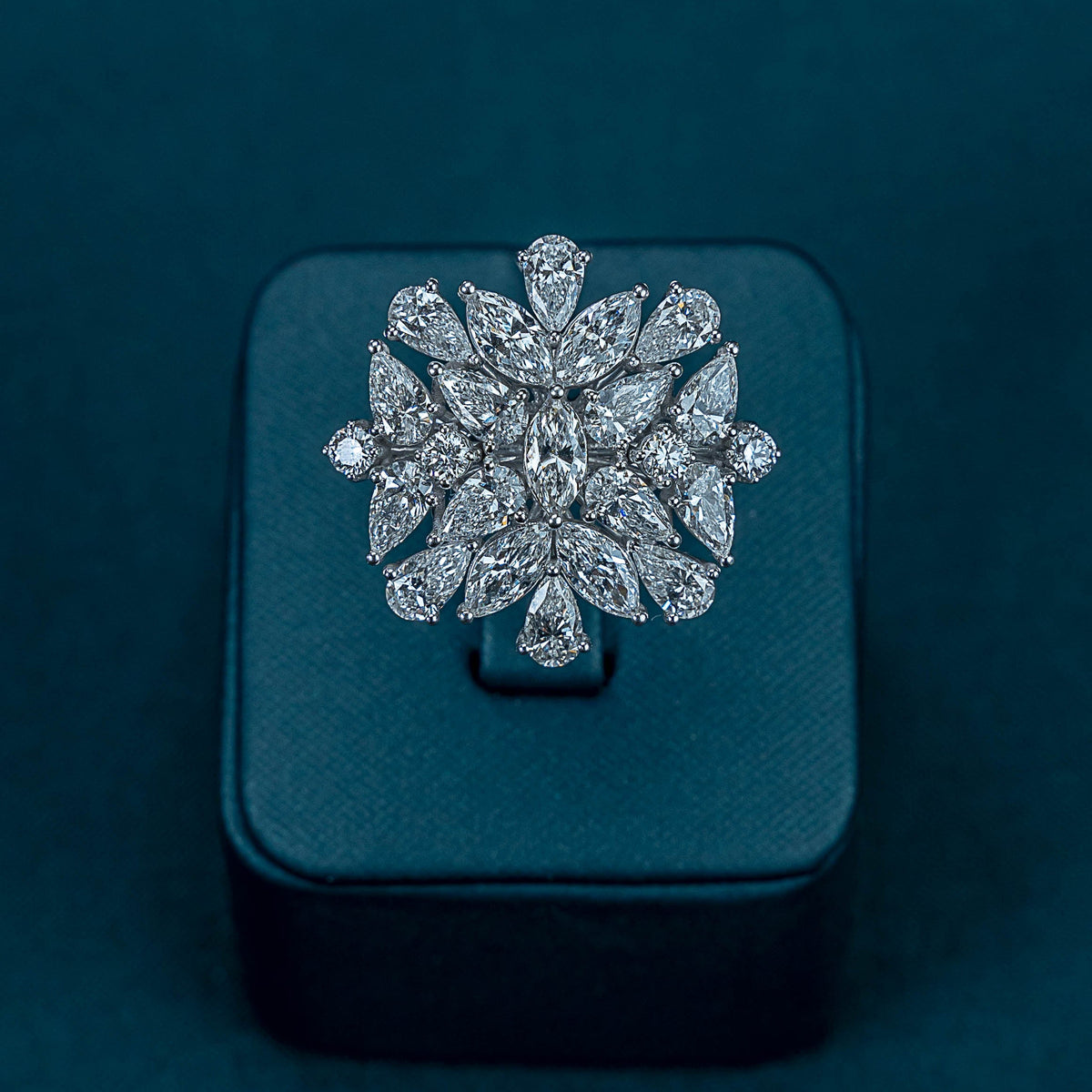 Josephine Floral Cluster Ring