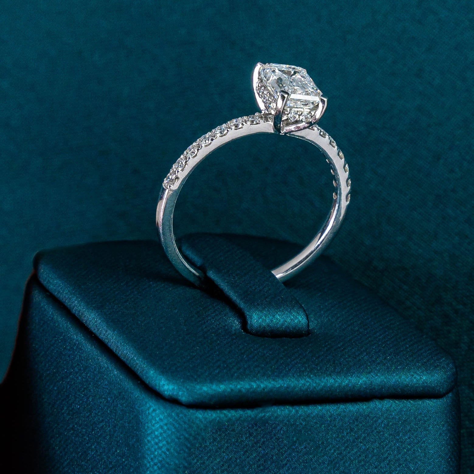 Linette Emerald Solitaire Ring