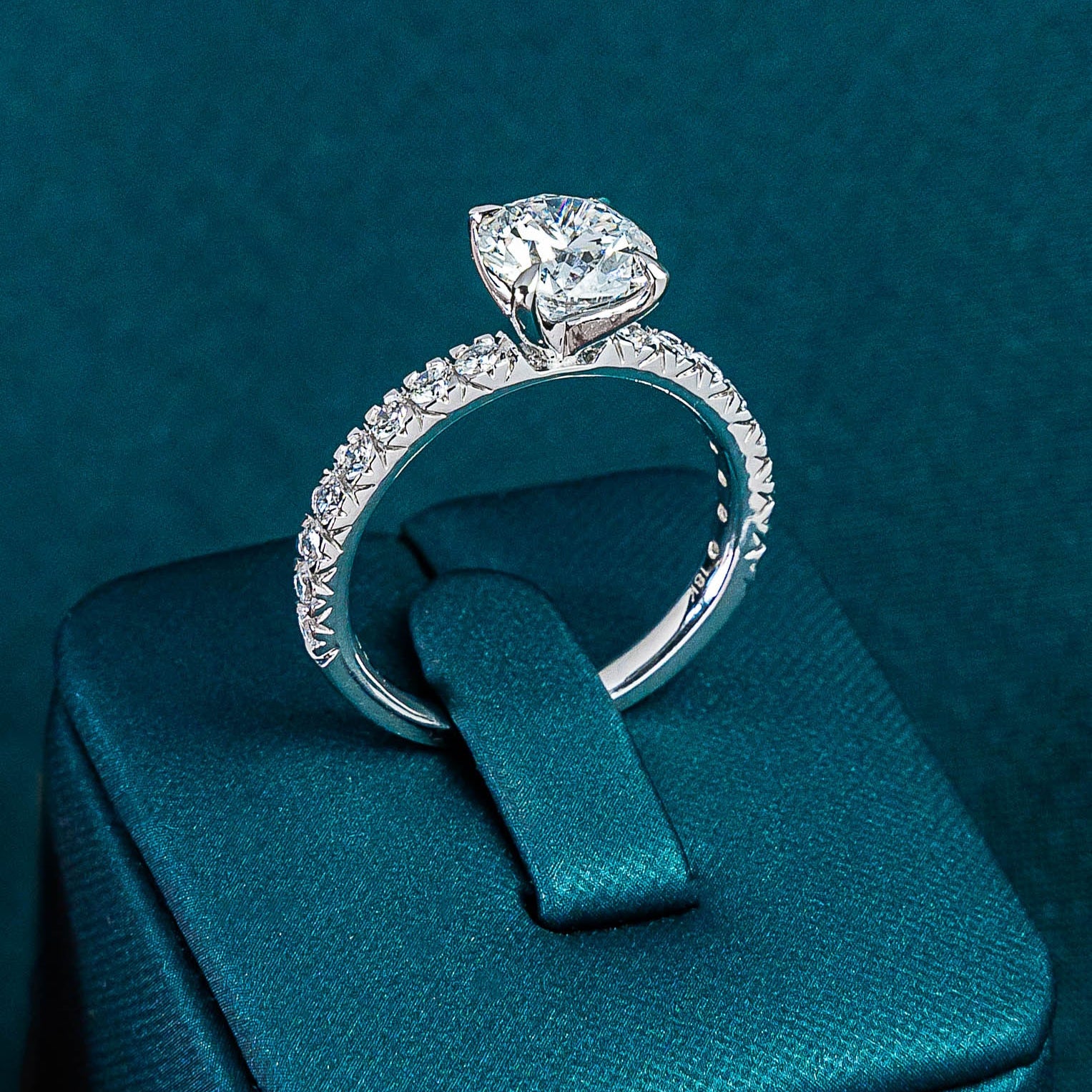 Rosalie Round Solitaire Ring