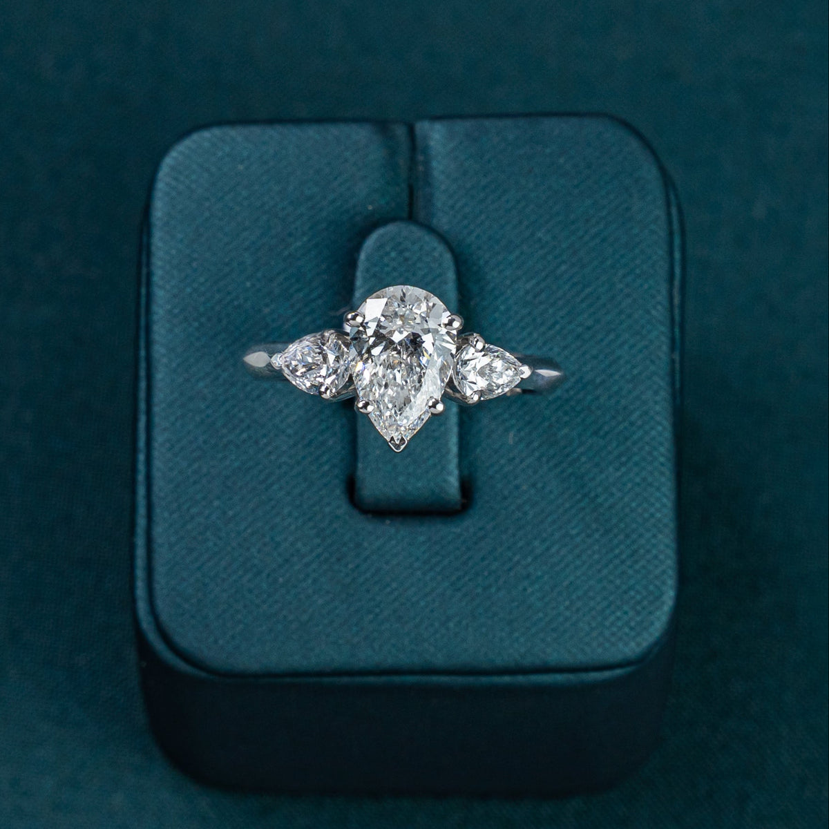 Classic Pear Trilogy Ring