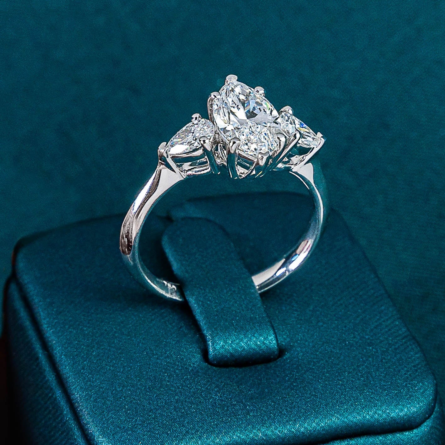 Classic Marquise Pear Trilogy Ring