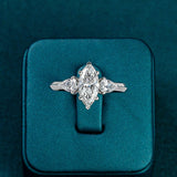 Classic Marquise Pear Trilogy Ring
