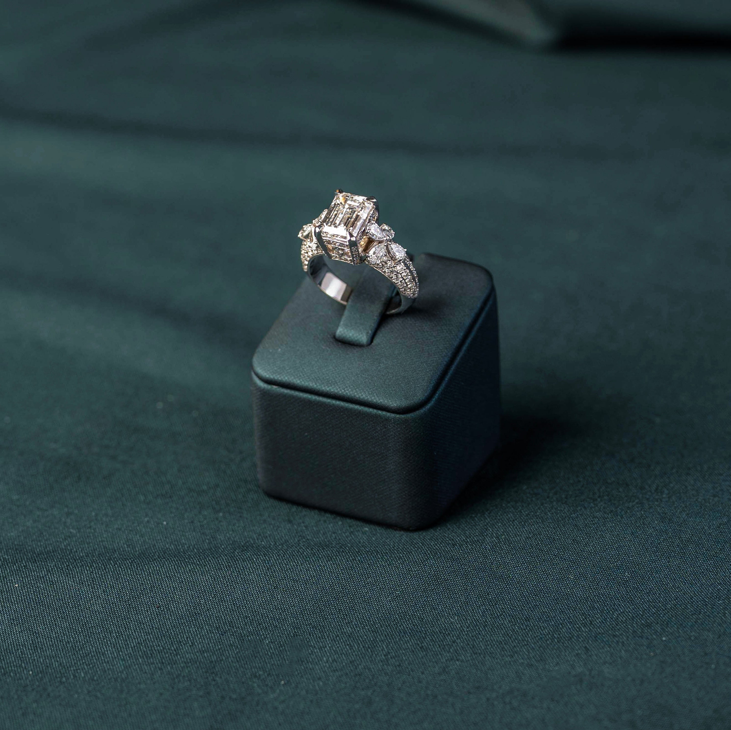 Philomene Emerald Cocktail Ring