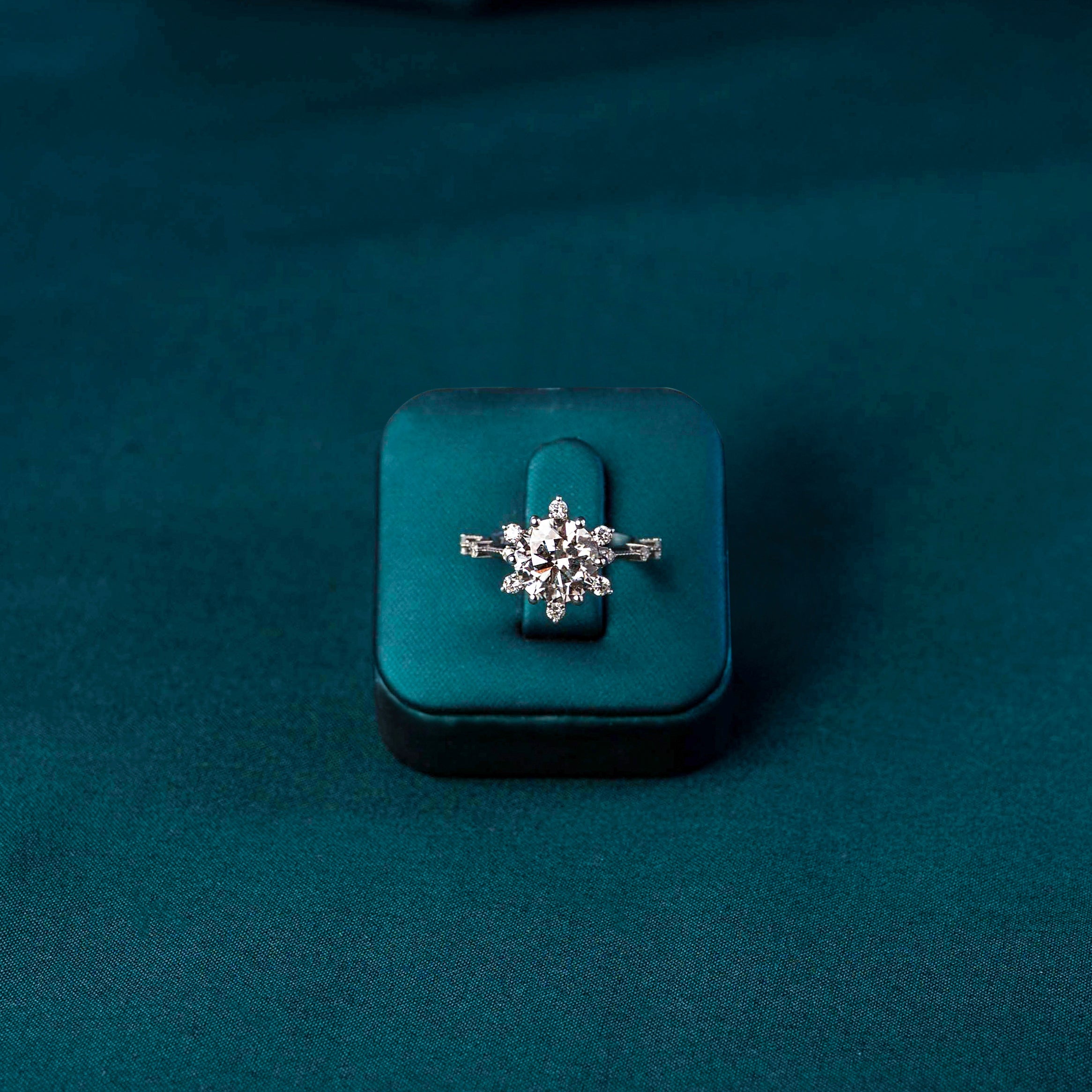 Pierrette Round Cluster Ring