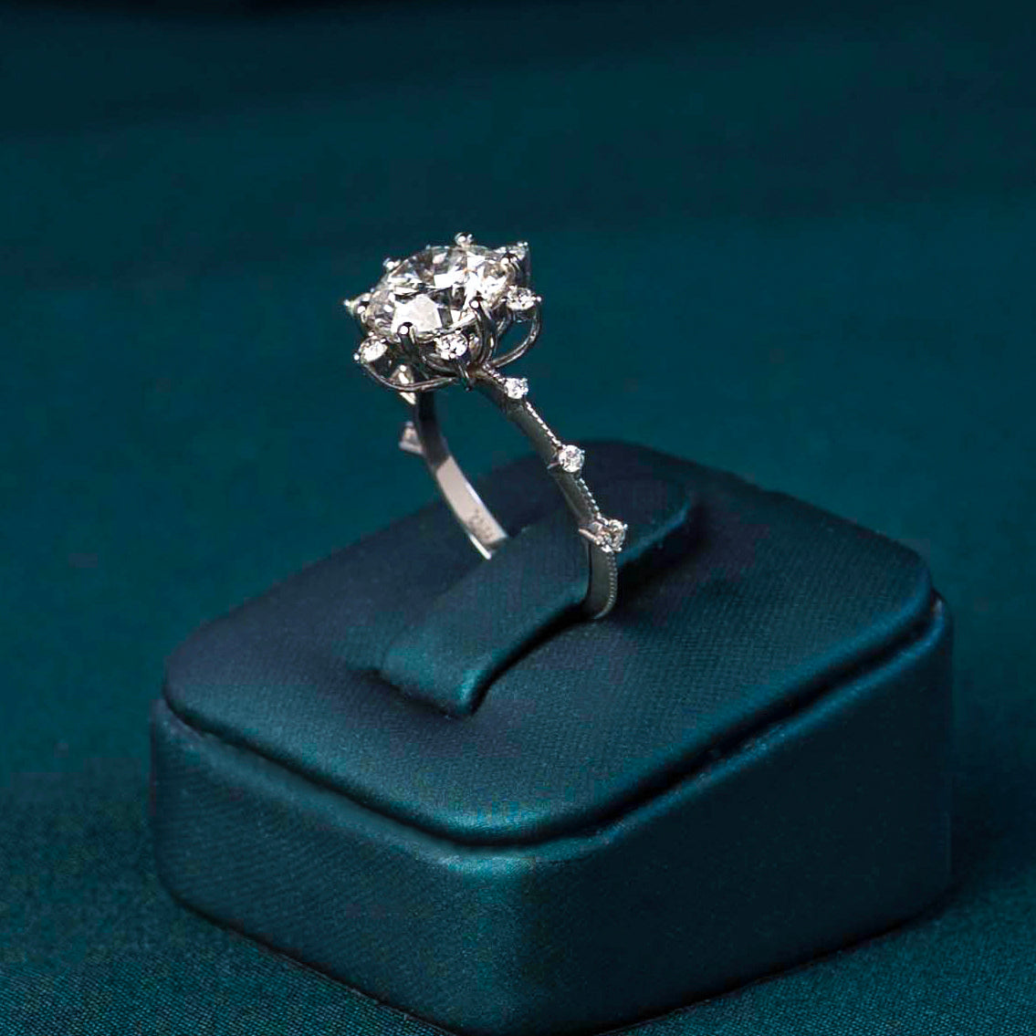 Pierrette Round Cluster Ring