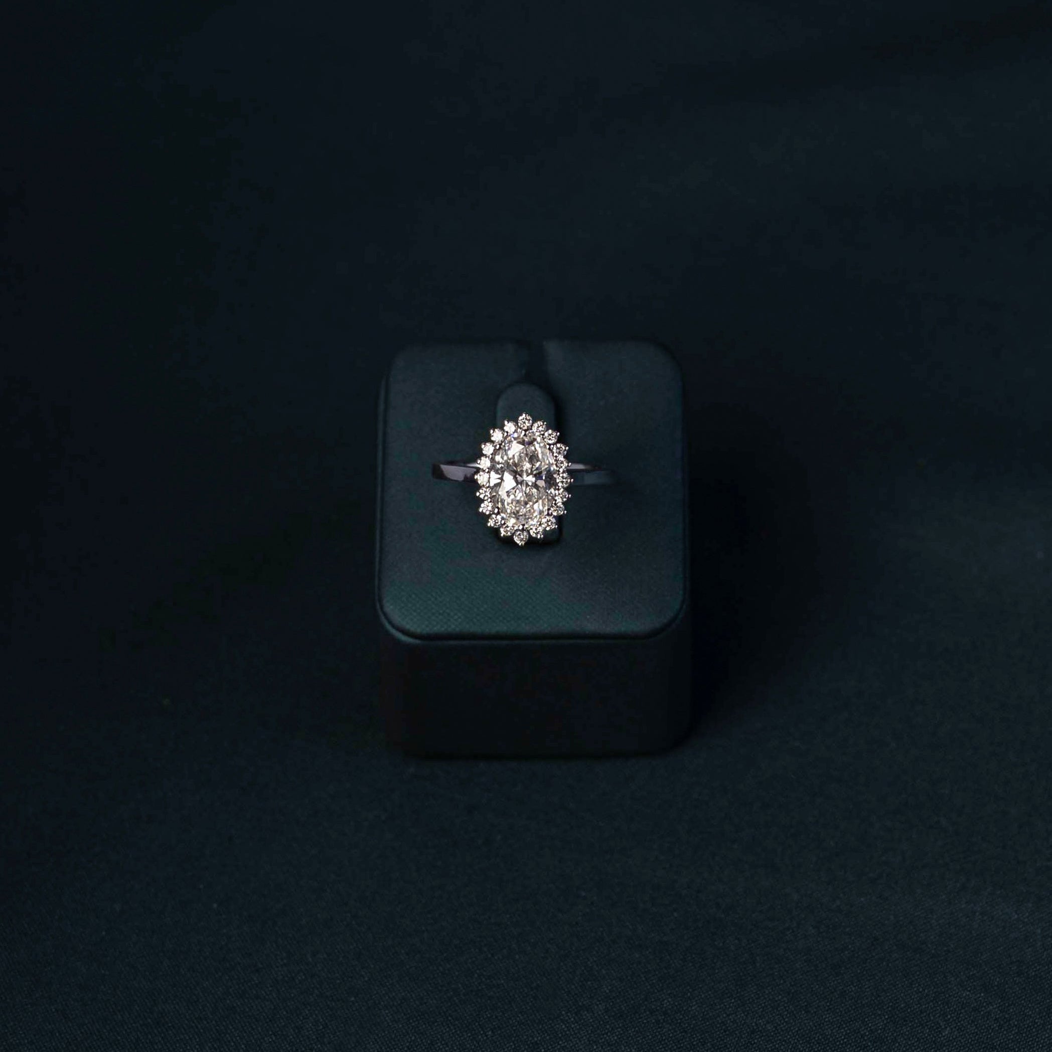 Antoinette Oval Cluster Ring