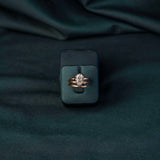 Roseline Oval Coil Ring