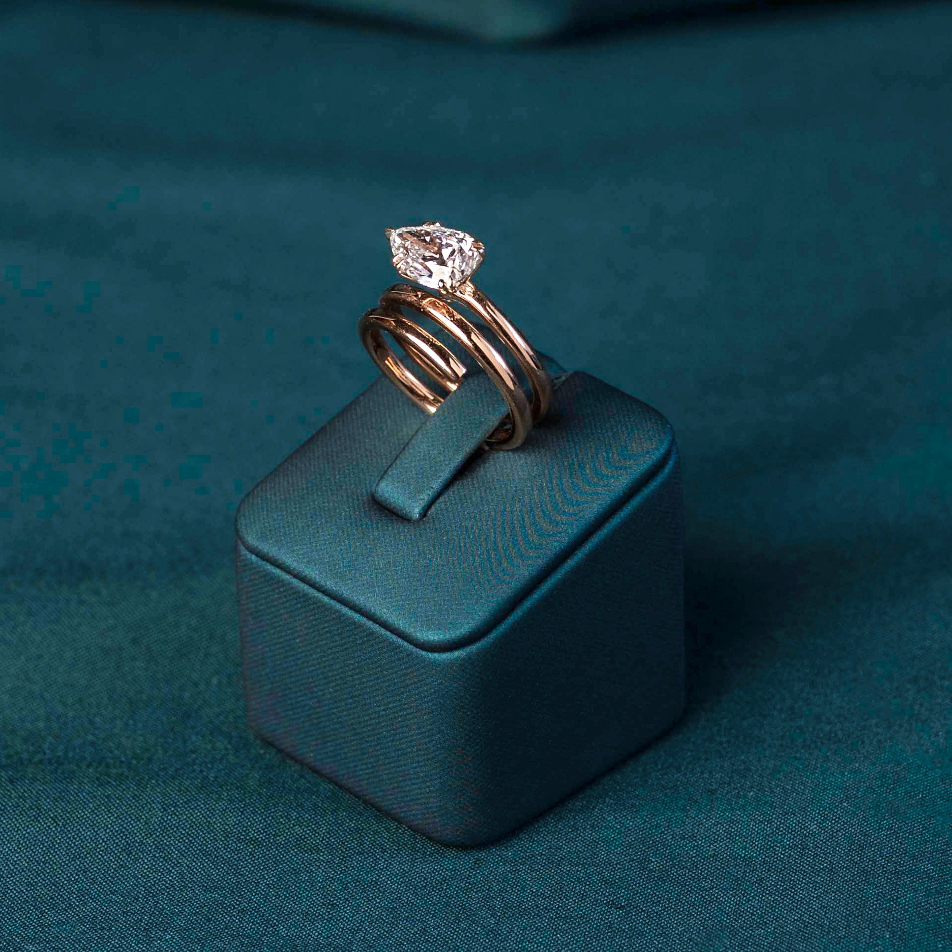 Agnes Pear Ring