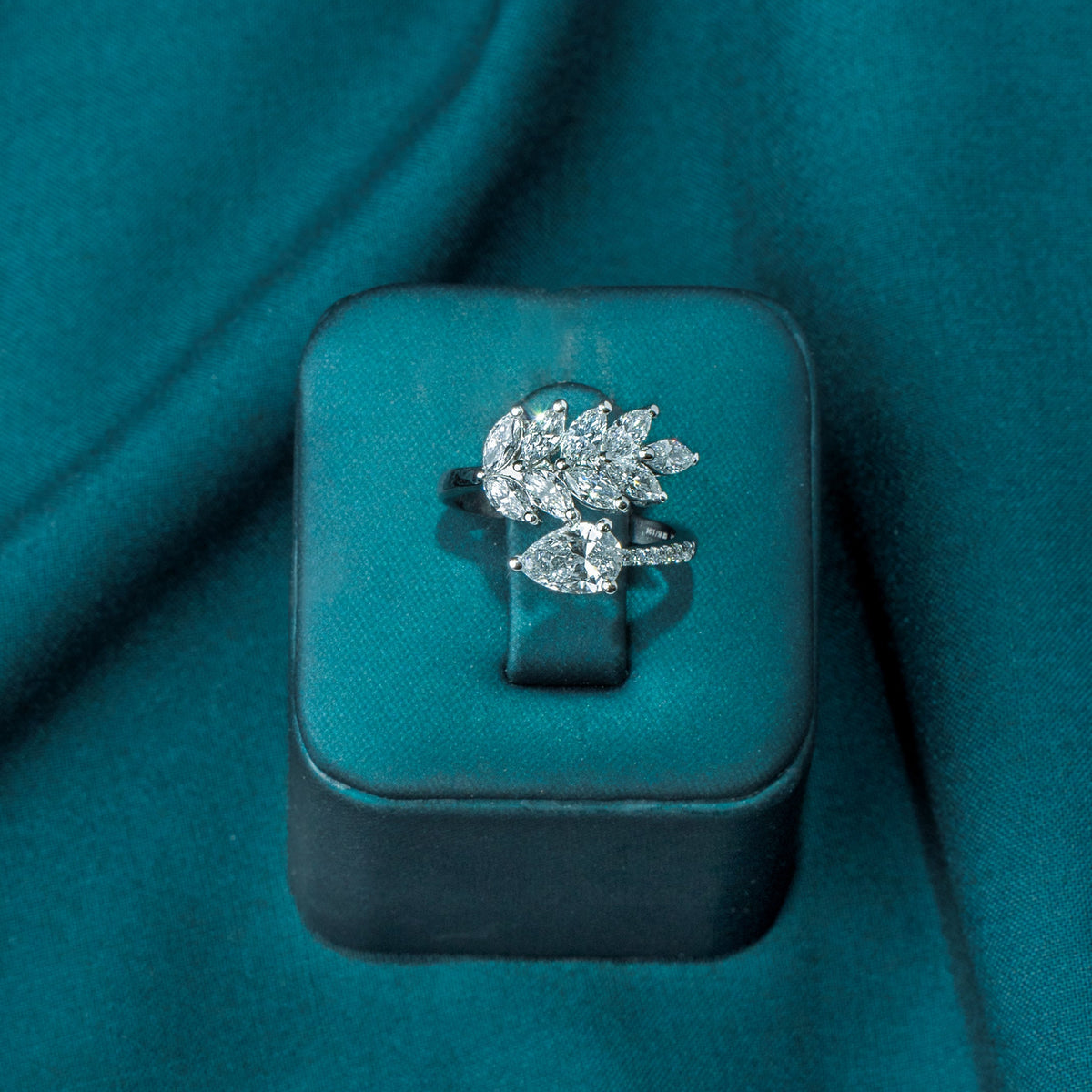 Ysaline Marquise Cluster Ring