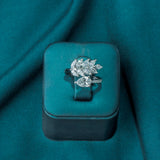 Ysaline Marquise Cluster Ring
