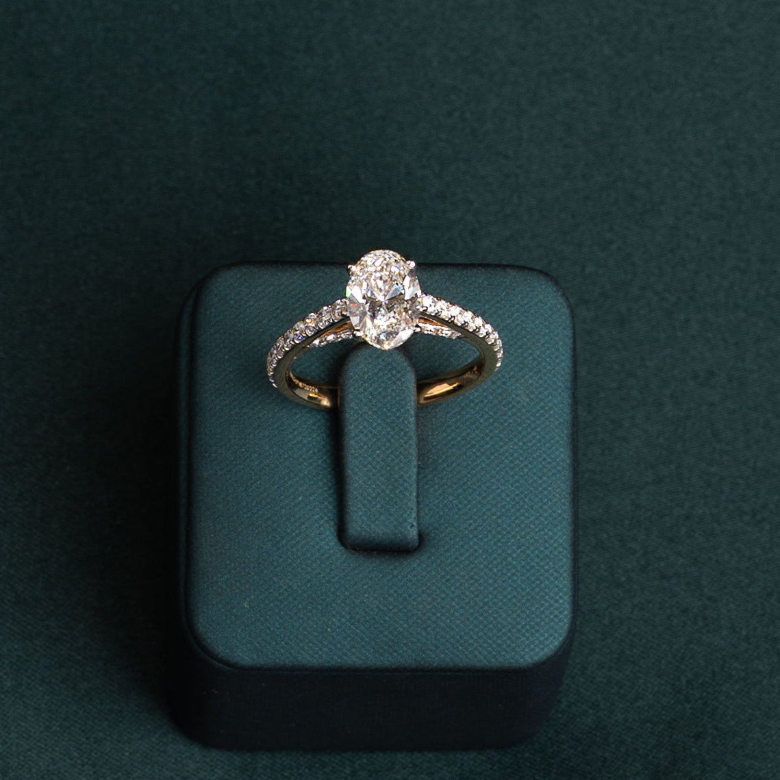 Amelie Oval Solitaire Ring