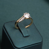 Yvette Round Solitaire Ring