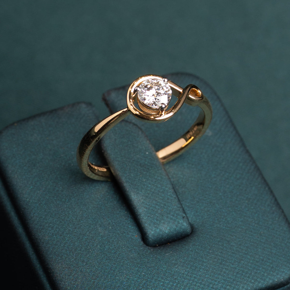Lucie Round Infinity Ring