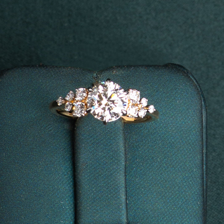 Adrienne Round Cluster Ring