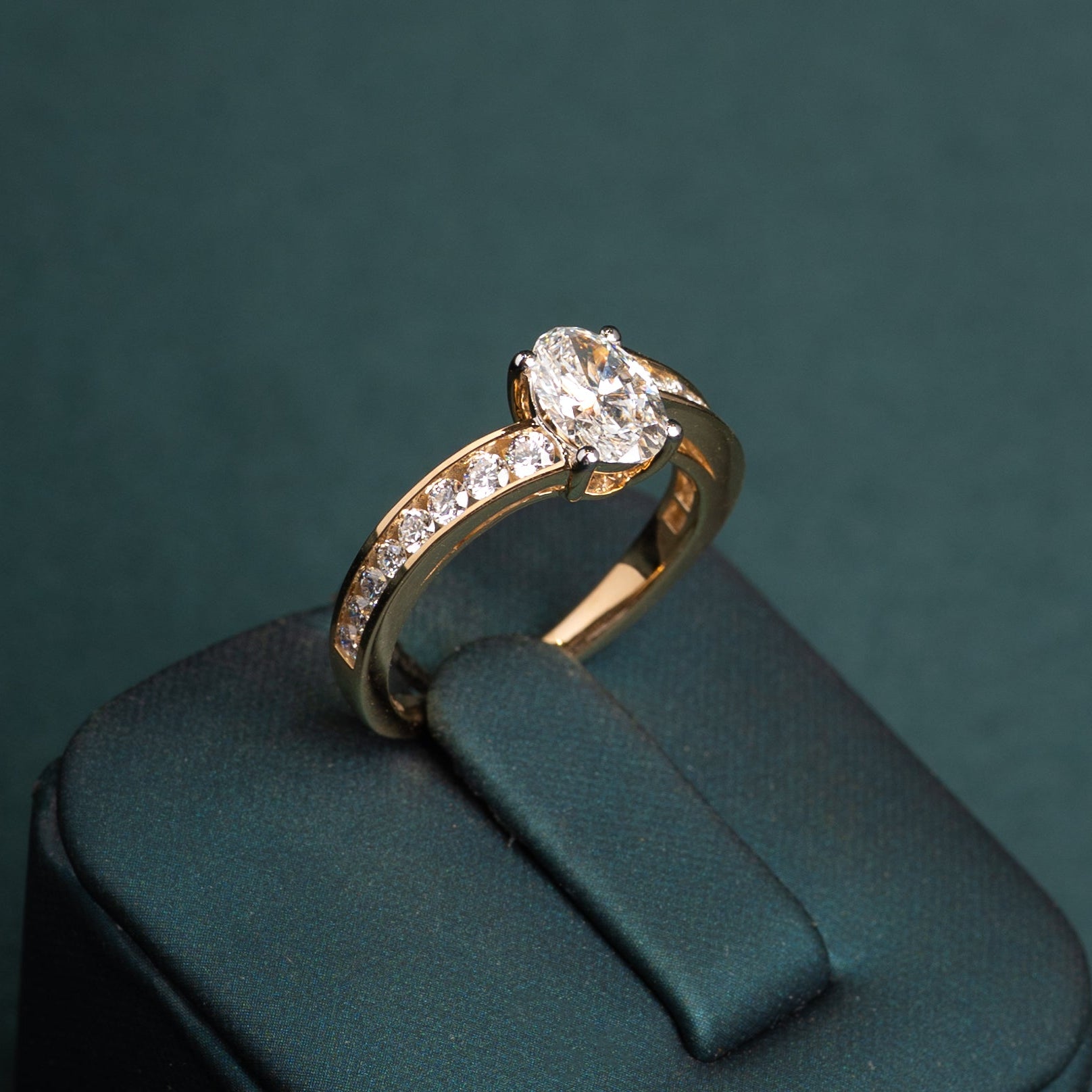Camille Oval Crossover Ring