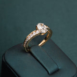 Camille Oval Crossover Ring