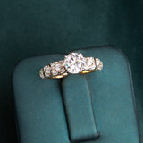 Madeleine Round Three-Stone Ring