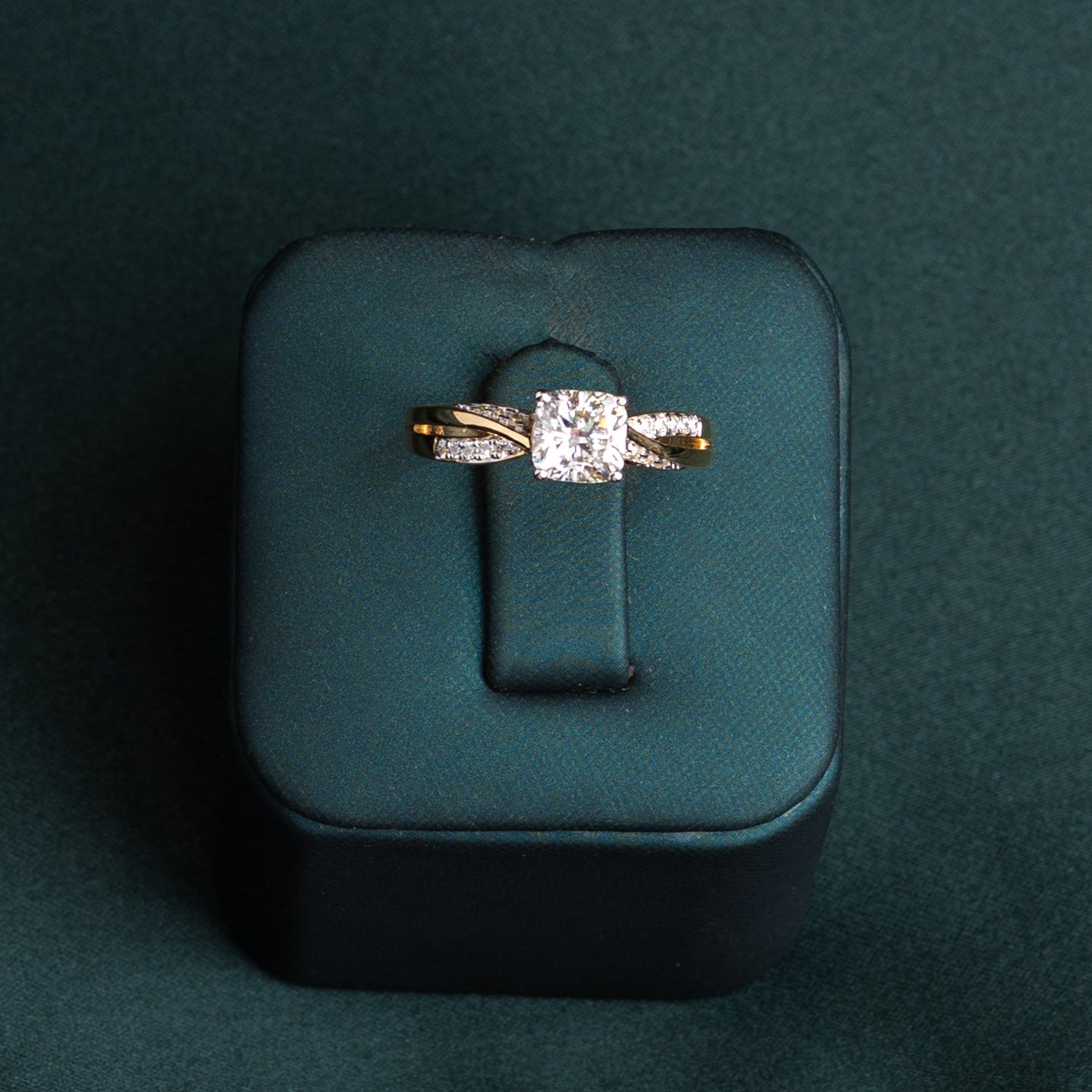 Caroline Cushion Solitaire Ring