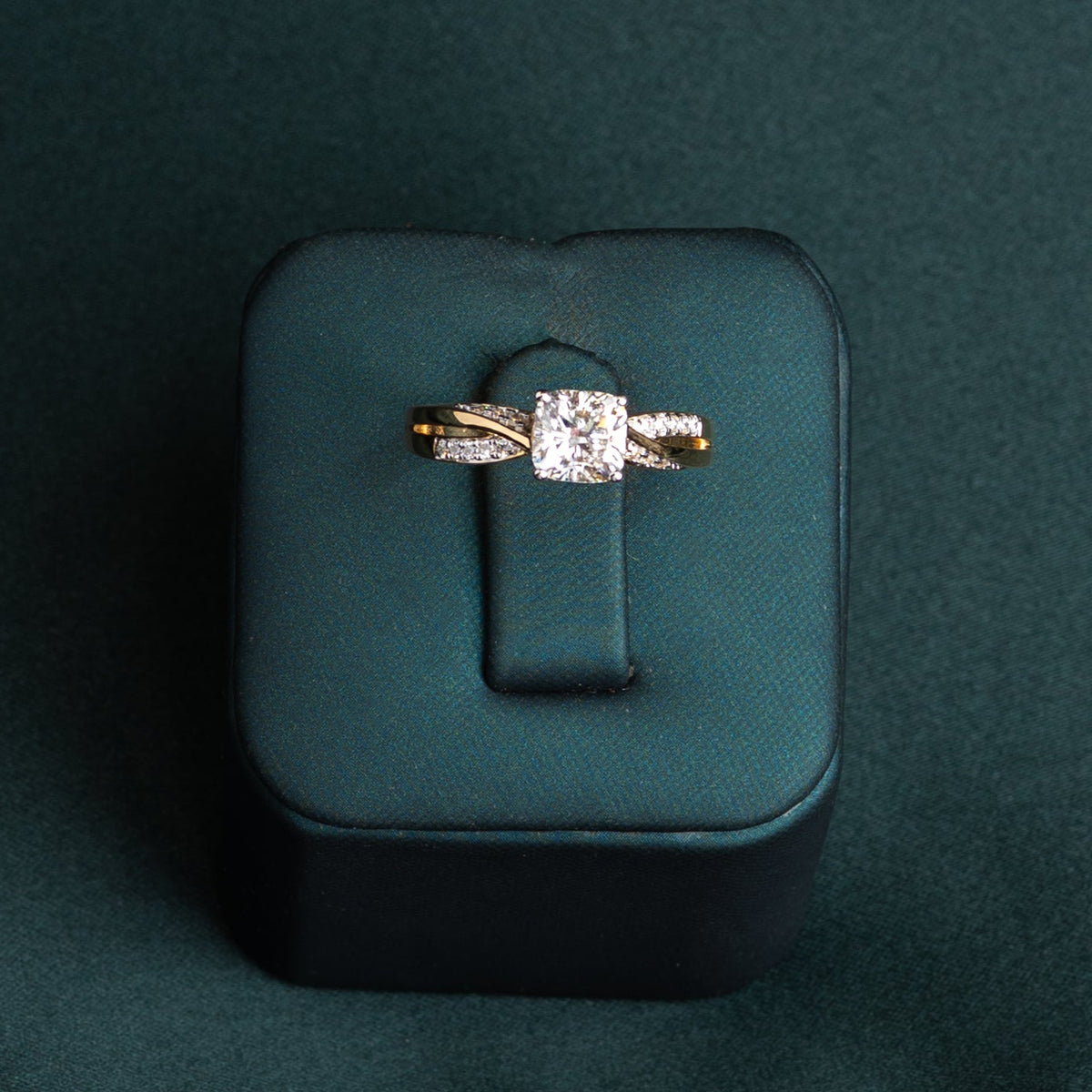 Caroline Cushion Solitaire Ring