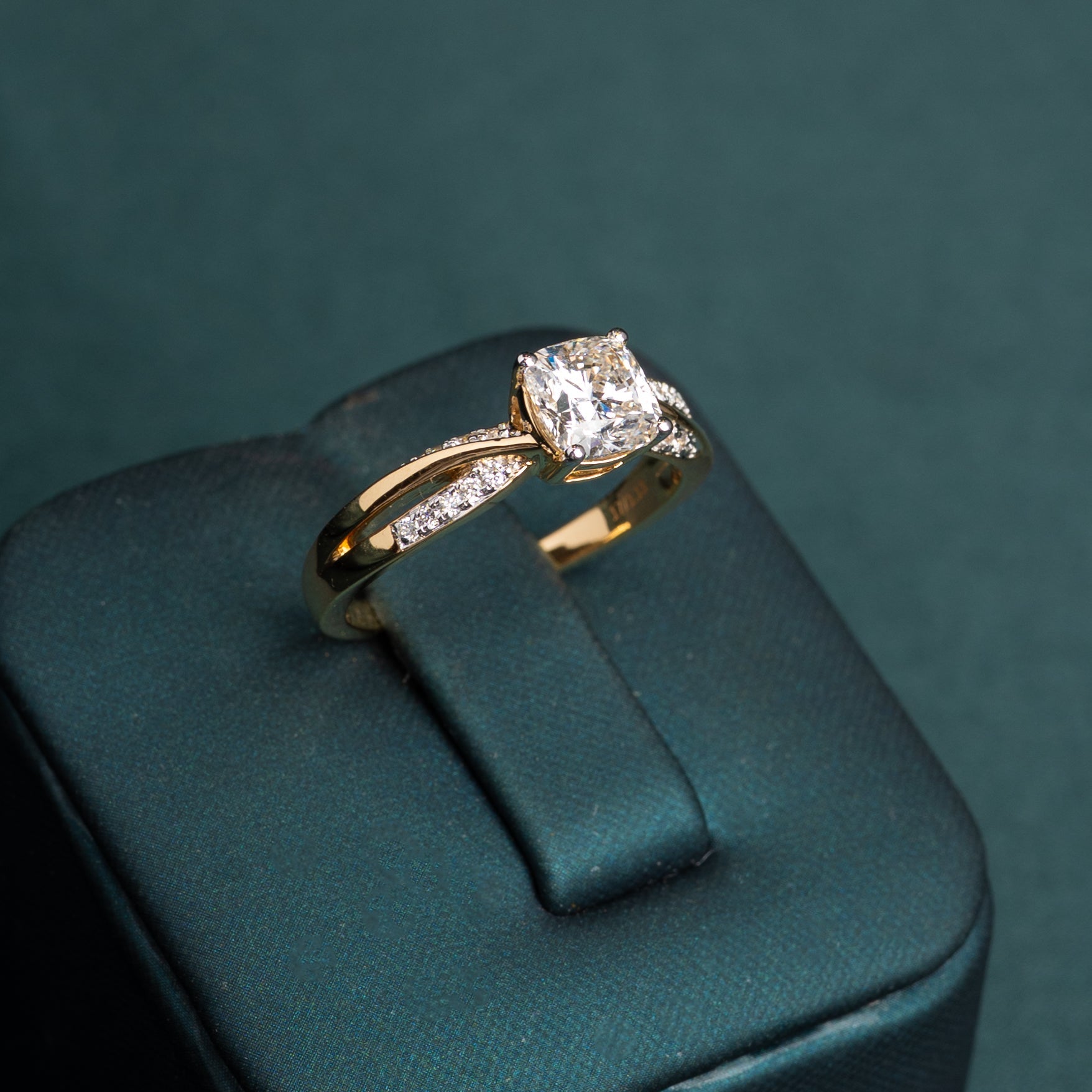 Caroline Cushion Solitaire Ring