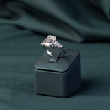 Classic Emerald- Baguette Trilogy Ring