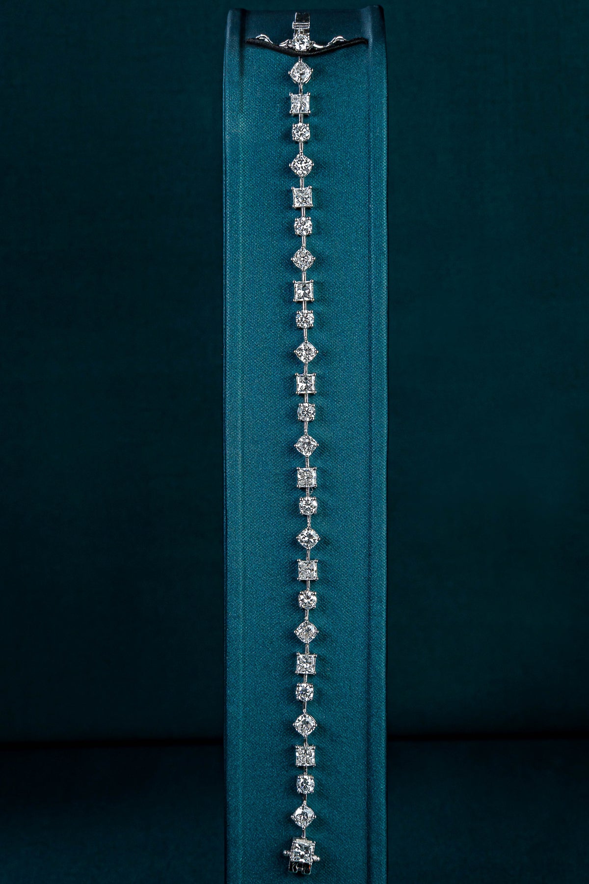 Edged Multi-cut Station Bracelet