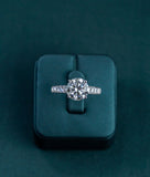 The Bridge Peak Round Brilliant Ring