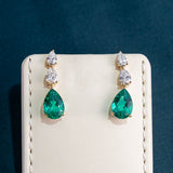 Valeria Emerald Drop Earrings