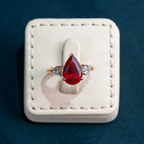 Valeria Ruby Trilogy Ring