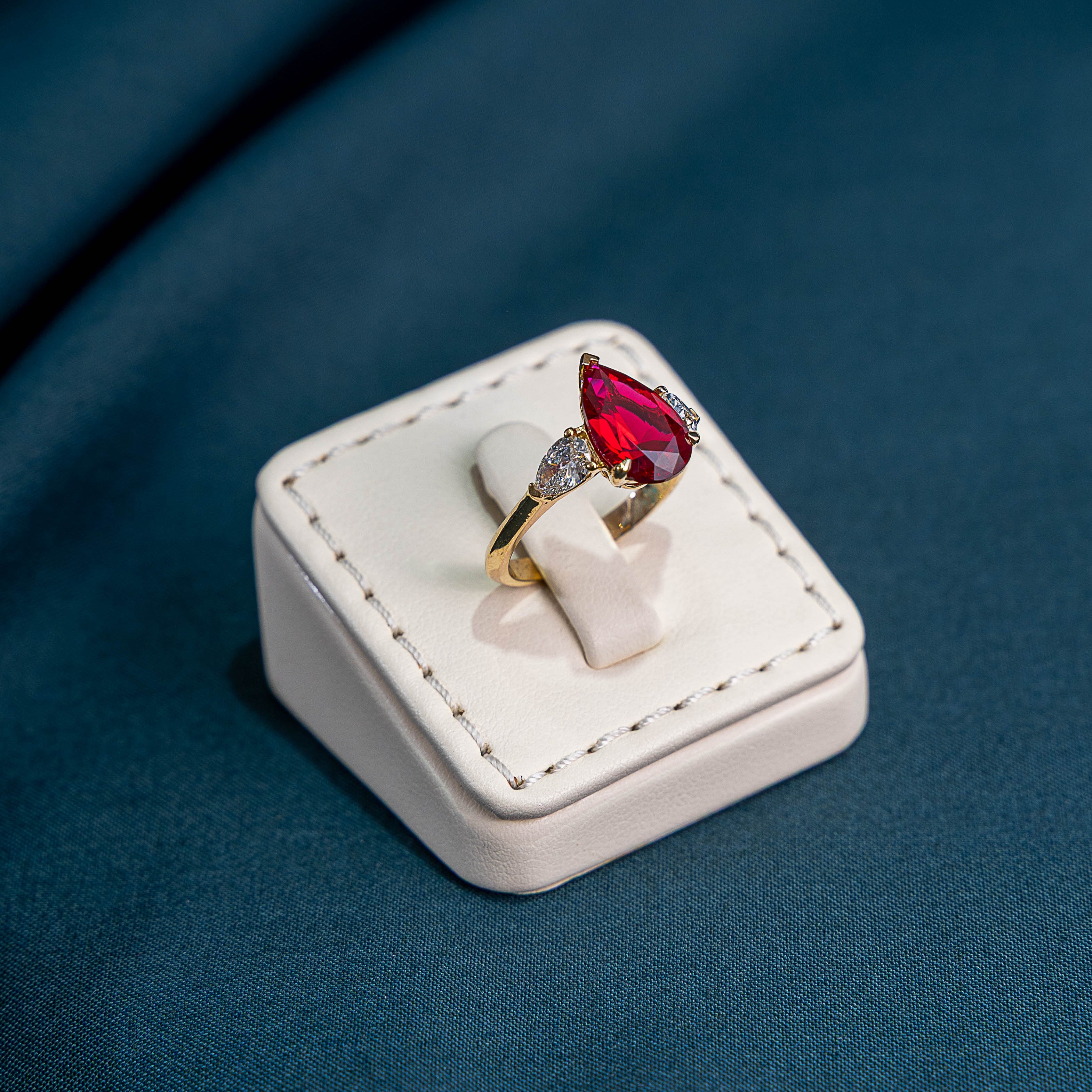 Valeria Ruby Trilogy Ring