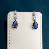 Valeria Sapphire Drop Earrings