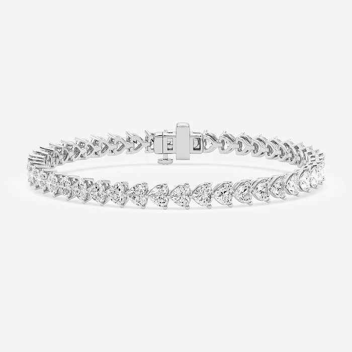 Heart Tennis Bracelet