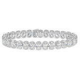 Contemporary Oval Cascade Diamond Bracelet