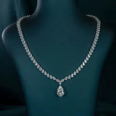 Margaux Pear Cascade Chandeliers