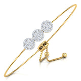 The Ivory Seven Stone Adjustable Diamond Bracelet