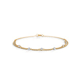 The Seraphic Cascade Diamond Spot Bracelet