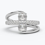 The Akin Oval Cut - White Gold / 0.5 ct - Evermore Diamonds