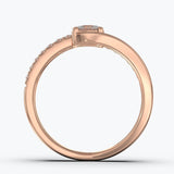 The Akin Oval Cut - Rose Gold / 0.5 ct - Evermore Diamonds