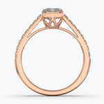 The Aloft Emerald Cut - Rose Gold / 0.5 ct - Evermore Diamonds