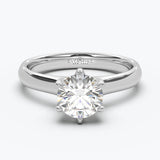 The Alto Round Brilliant - White Gold / 0.5 ct - Evermore Diamonds