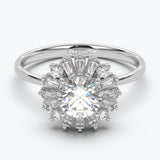 The Bloom Round Brilliant - White Gold / 0.5 ct - Evermore Diamonds