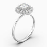 The Bloom Round Brilliant - White Gold / 0.5 ct - Evermore Diamonds